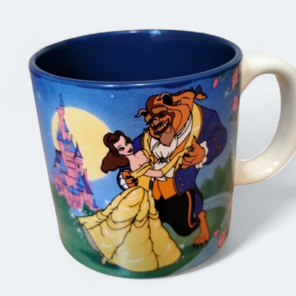 Disney Beauty and the Beast Collector Coffee Mug Made In Japan 10 Oz